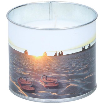 Arti Casa - Citronelová svíčka proti komárům v plechovce (vzor 1)