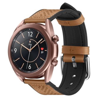 Pasek Spigen Retro Fit pro Samsung Galaxy Watch 4 40 / 42 / 44 / 46 mm hnědá
