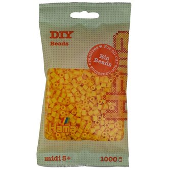 BIO korálky v sáčku žluté 1.000ks MIDI