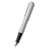 Faber-Castell Hexo Silver Matt plnicí pero hrot F