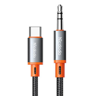 Kabel Mcdodo CA-900 USB-C na 3,5mm mini jack AUX, 1,8 m (černý) Kabel Mcdodo CA-900 USB-C na 3,5mm mini jack AUX, 1,8 m (černý)