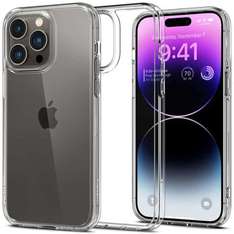 Etui obudowa pouzdro Spigen Ultra Hybrid pro Apple iPhone 14 Pro Max Crystal Clear
