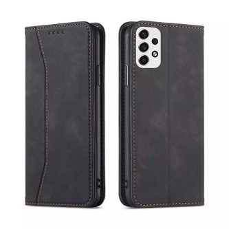 Magnet Fancy Case Case pro Samsung Galaxy A53 5G Pouch Wallet Card Holder Black