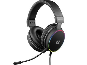 Sandberg herní sluchátka HeroBlaster, USB-A Headset s mikrofonem, černá Sandberg herní sluchátka HeroBlaster, USB-A Headset s mikrofonem, černá