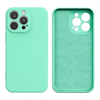 Silikonové pouzdro pro Samsung Galaxy S23 Plus silikonový kryt mint zelený