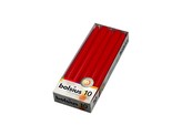 Bolsius Kónická 10ks 24x245 červená svíčka RAL