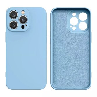 Silikonový obal pro Samsung Galaxy S23 silikonový kryt světle modrý