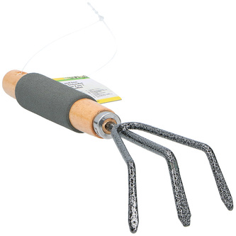 Kinzo - drápový ruční kultivátor na zahradu, solidní zpracování 29 cm