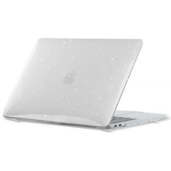 Pouzdro SmartShell pro Macbook Air 13 2018-2020 Glitter Clear