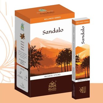 Indické vonné tyčinky Himalaya - Wellness Series - Sandal 15ks