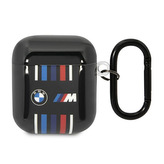 BMW Multiple Coloures Lines - pouzdro pro AirPods 1/2 gen (černé)