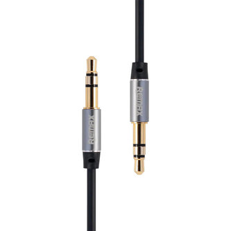 Mini jack 3,5 mm AUX kabel Remax RL-L200 2 m (černý)