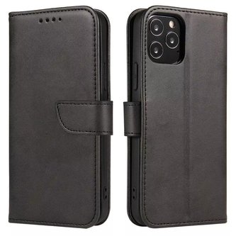 Magnet Case elegantní kryt pouzdra flipový kryt s funkcí stojánku Xiaomi 12 / 12X černý