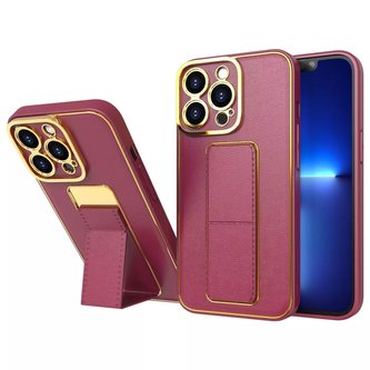 Nové pouzdro Kickstand Case pro Samsung Galaxy A52s 5G / A52 5G / A52 4G se stojánkem červené