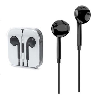 Univerzální sluchátka Vega Colors EarPods Jack 3,5 mm Pilot Black