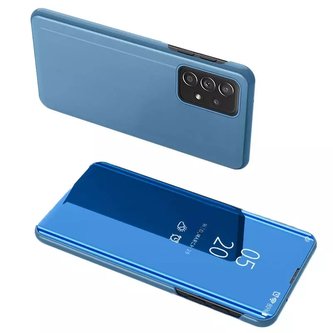 Flipový kryt Clear View Case pro Samsung Galaxy A73 modrý