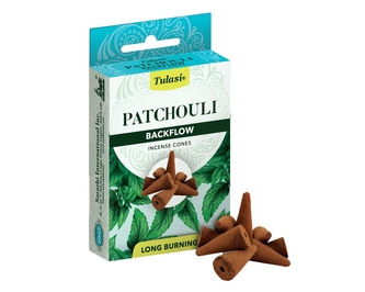 Vonné jehlánky Tulasi "tekoucí dým" Patchouli 30 g