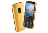 Telefon CPA Halo 28 Senior zlatý s nabíjecím stojánkem