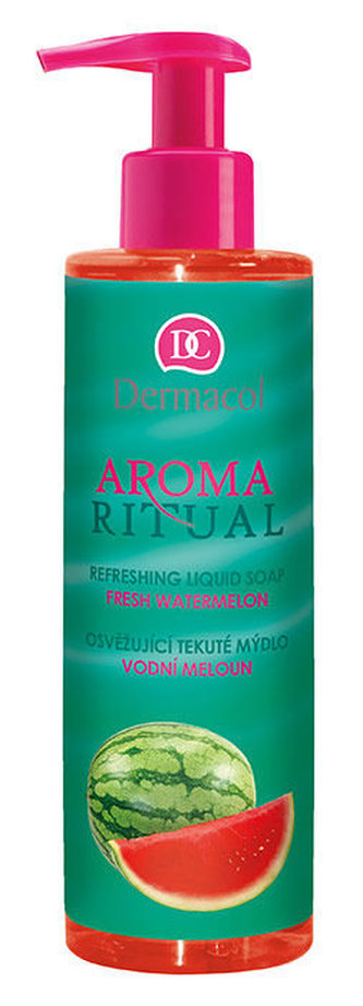 Dermacol Osvěžující tekuté mýdlo Vodní Meloun Aroma Ritual (Refreshing Liquid Soap) Osvěžující tekuté mýdlo Vodní Meloun Aroma Ritual (Refreshing Liquid Soap) - Objem 250 ml unisex