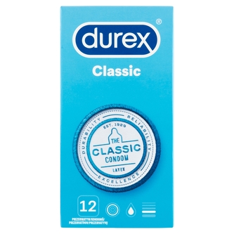 Durex Kondomy Classic Kondomy Classic - Varianta 12 ks man