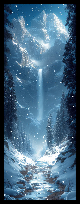 Sběratelská záložka - Zimní fantazie 3