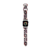 Hello Kitty Silicone Tags Graffiti - řemínek pro Apple Watch 38/40/41 mm (růžový)