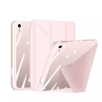 Dux Ducis Magi pouzdro pro iPad mini 2021 chytrý kryt se stojánkem a úložištěm pro Apple Pencil růžový Dux Ducis Magi pouzdro pro iPad mini 2021 chytrý kryt se stojánkem a úložištěm pro Apple Pencil růžový
