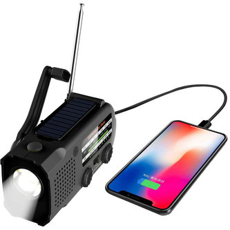 Solární rádio Dynamo AM/FM MOZOS ER-01 5000mAh