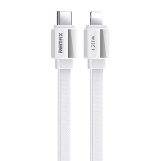 Kabel USB-C-lightning Remax Platinum Pro, RC-C050, 20 W (bílý)