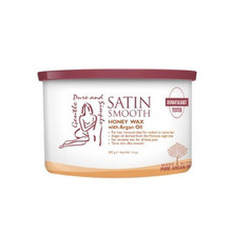 Satin Smooth Depilační vosk s medem a arganovým olejem (Honey Wax With Argan Oil) 400 ml woman