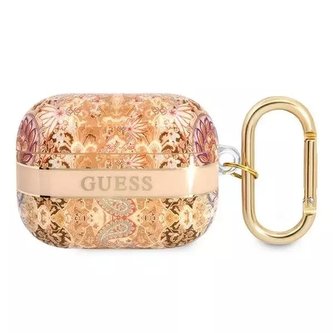 Guess GUAPHHFLD AirPods Pro kryt złoty/zlatý Paisley Strap Collection