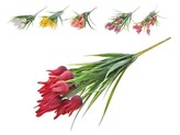 Umělé květiny, plast 420mm tulipán puget 10ks, mix barev