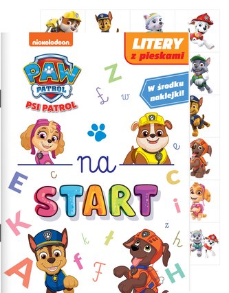 Psi Patrol Na start 5 Litery z pieskami Psi Patrol Na start 5 Litery z pieskami