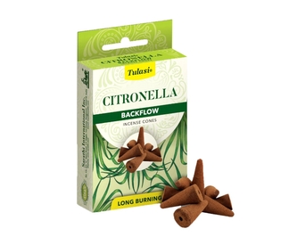 Vonné jehlánky Tulasi "tekoucí dým" Citronella 30 g