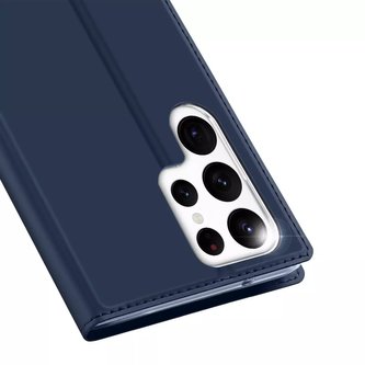Ochranné pouzdro Dux Ducis Skin Pro pro Samsung Galaxy S23 Ultra Flip Card Wallet Stand Blue