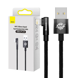 Baseus MVP 2 Lightning 1m 20W kabel - černý