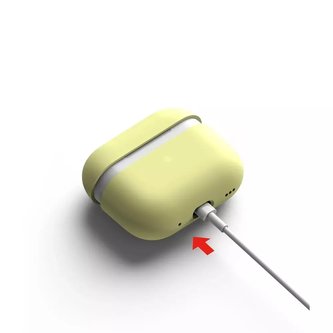 RINGKE SILICONE APPLE AIRPODS PRO 1/2 MELLOW YELLOW