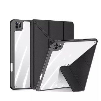 Dux Ducis Magi pouzdro pro iPad Pro 11'' 2021/2020/2018 / Chytrý kryt iPad Air (4. generace) se stojánkem a úložištěm Apple Pencil černý Dux Ducis Magi pouzdro pro iPad Pro 11'' 2021/2020/2018 / Chytrý kryt iPad Air (4. generace) se stojánkem a úložištěm Apple Pencil černý
