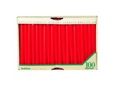 Bolsius Kónická 100ks 22x240 červené svíčky RAL