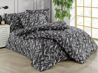 Saténový povlak na polštář 30x40cm Adonis black