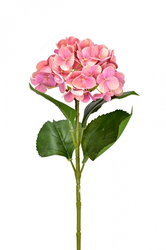 Umělá hortenzie růžová 68 cm