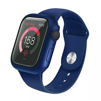 Ochranné pouzdro UNIQ Nautic pro Apple Watch Series 4/5/6/SE 44mm modrá/modrá