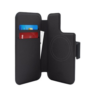 PURO Folio MagSafe Case – pouzdro 2v1 pro iPhone 14 Pro Max / 13 Pro Max (černé)