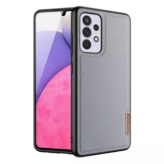 Kryt pouzdra Dux Ducis Fino z nylonového materiálu pro Samsung Galaxy A33 5G modrý