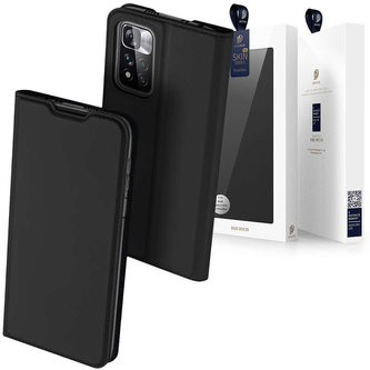 Dux Ducis Skin Pro Flip Case kožené Xiaomi Redmi Note 11 Pro / 11 Pro Plus 5G černé