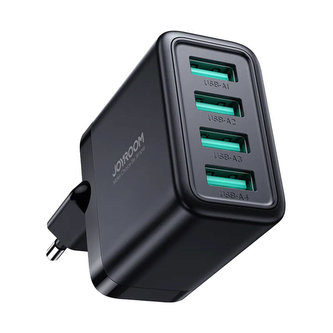 Charger Joyroom JR-TCN03, 4.8A (EU) 4 USB (Black)