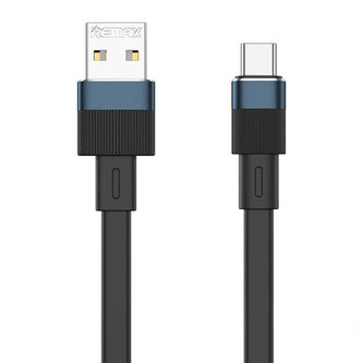 Kabel USB-C Remax proplachovací, 2,4 A, 1 m (černý)