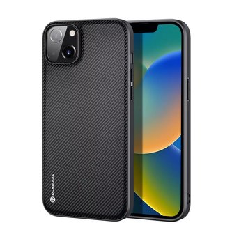 Pouzdro Dux Ducis Fino nylonové pouzdro iPhone 14 Plus černé Pouzdro Dux Ducis Fino nylonové pouzdro iPhone 14 Plus černé