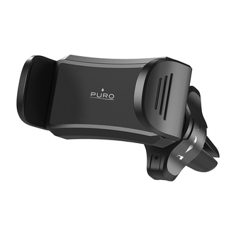 PURO Spring 2 - Držák do auta pro smartphony (černý)