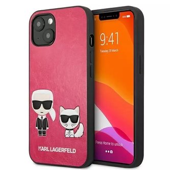 Karl Lagerfeld KLHCP13SPCUSKCP iPhone 13 mini 5,4" pevný fuksja/fuchsiový obal Ikonik Karl Karl Lagerfeld KLHCP13SPCUSKCP iPhone 13 mini 5,4" pevný fuksja/fuchsiový obal Ikonik Karl